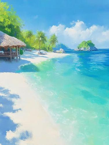 2.白海滩与玻璃海