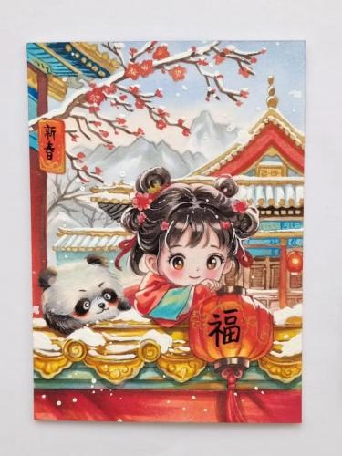 国风动漫长卷画/场景画