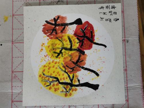 暑假趣味水墨画-5