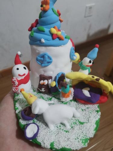 12月12日-黏土-下雪喽