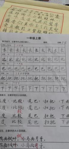 九月童画硬笔脱格训练