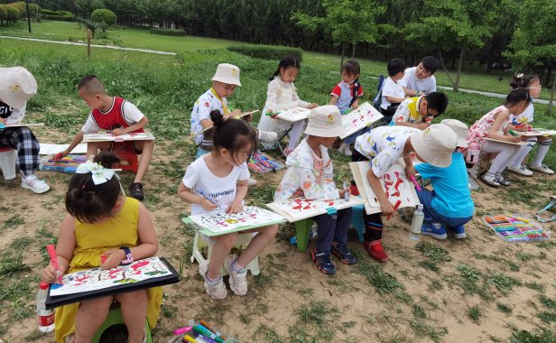 2021年春季启智班写生掠影