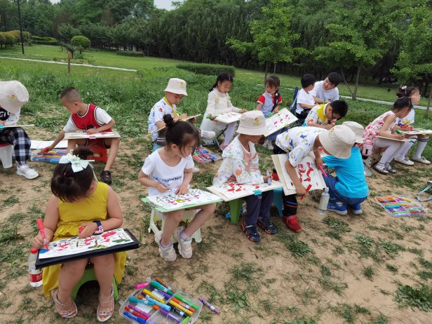 2021年春季启智班写生掠影